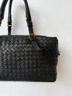 Bottega Veneta Intrecciato Woven Montaigne Satchel Bag