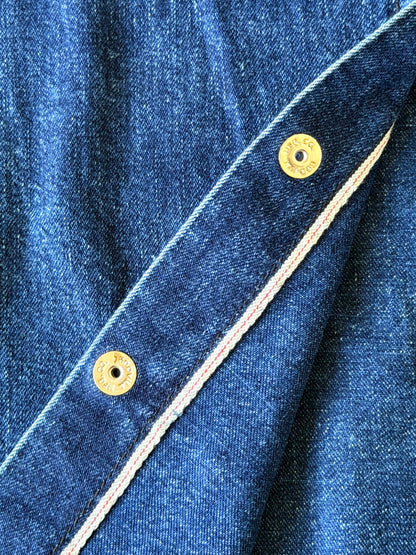 Chrome Hearts Cross-Skin Blue Denim Shirt