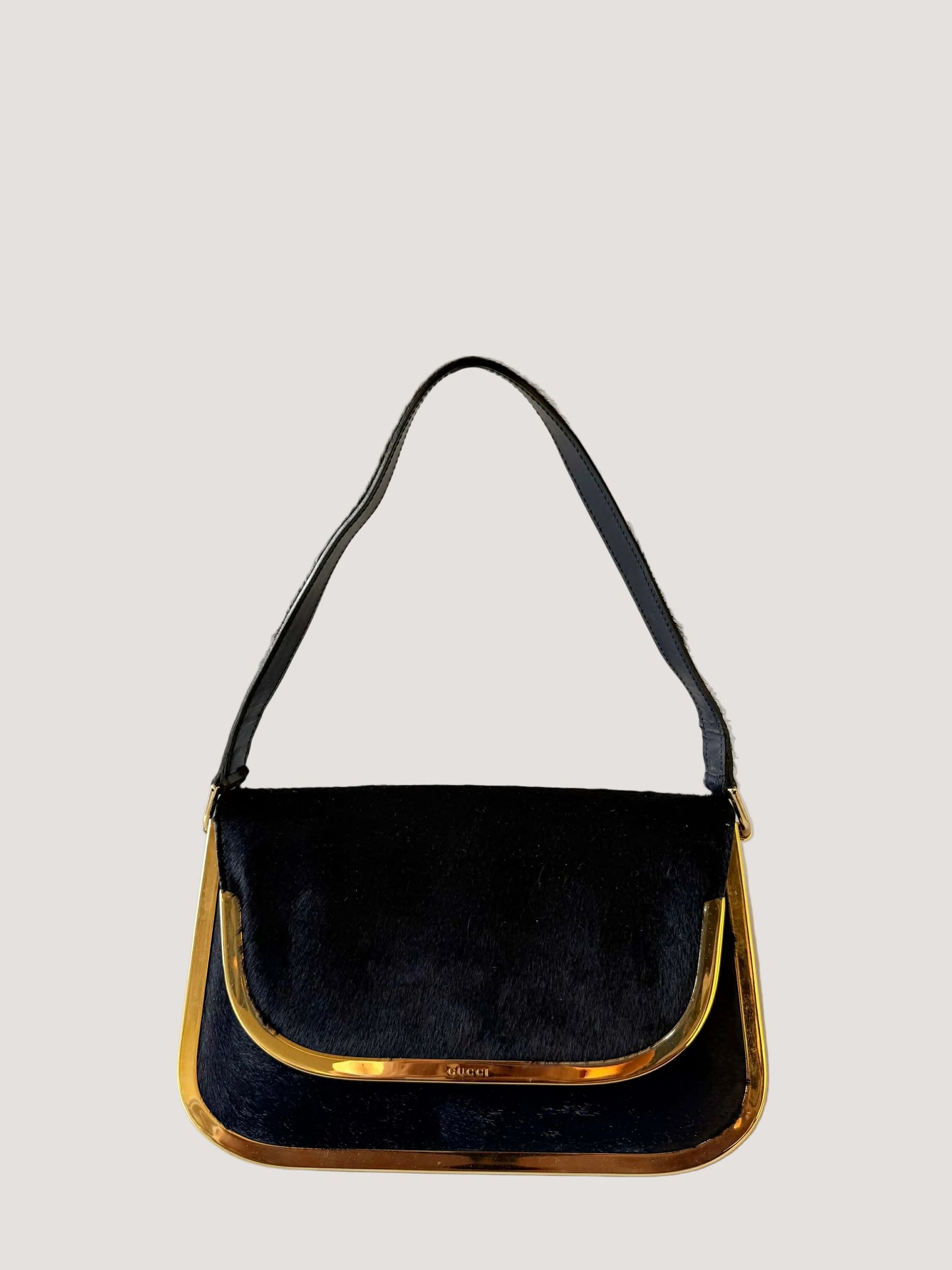 Vintage Gucci Ponyhair Shoulder Bag