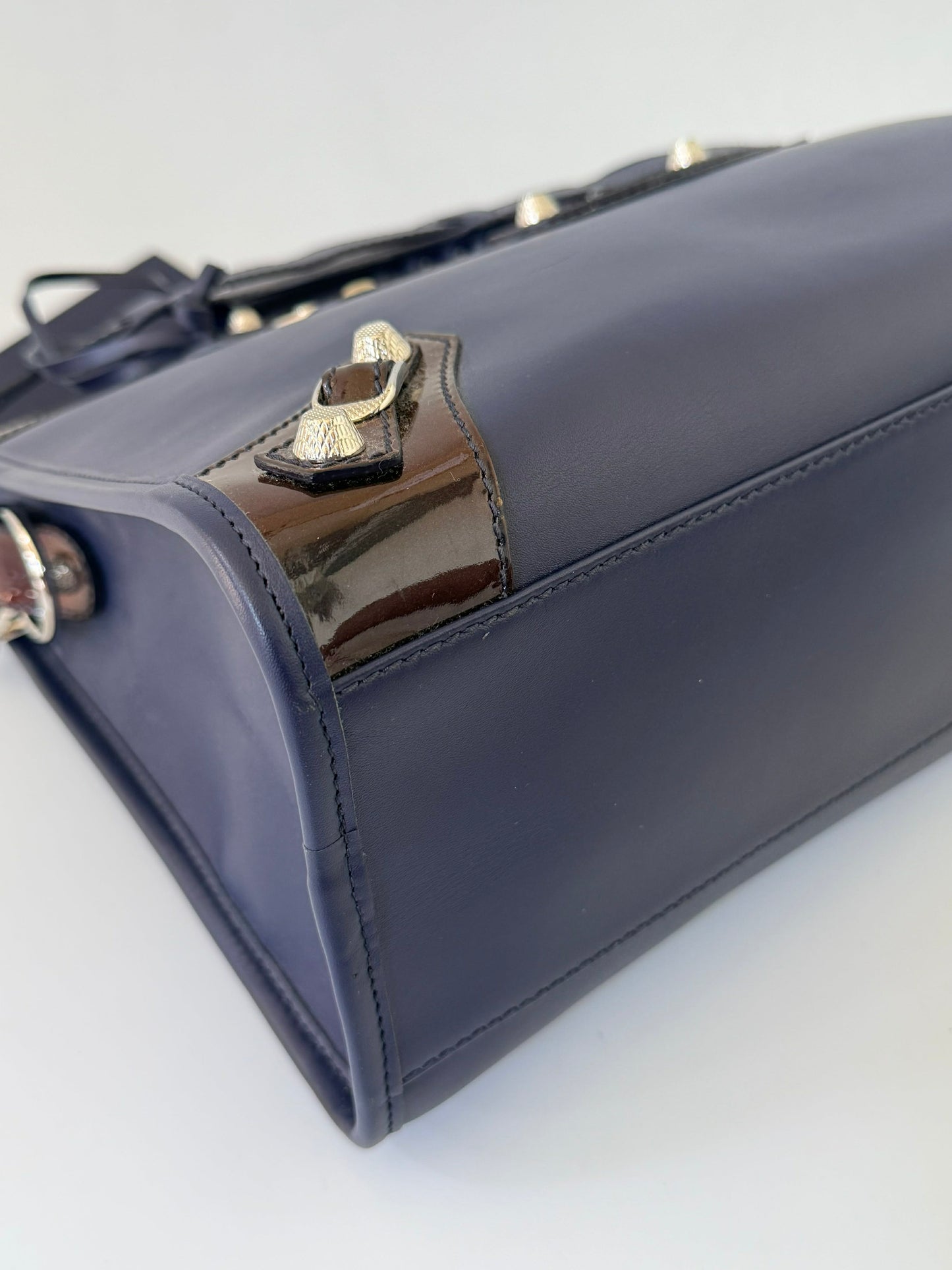 2000’s Balenciaga Purple Motorcycle City Bag