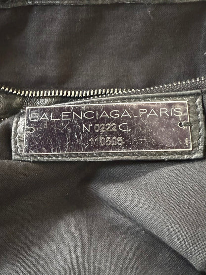 2000’s Rare Balenciaga Black XL Weekender Bag