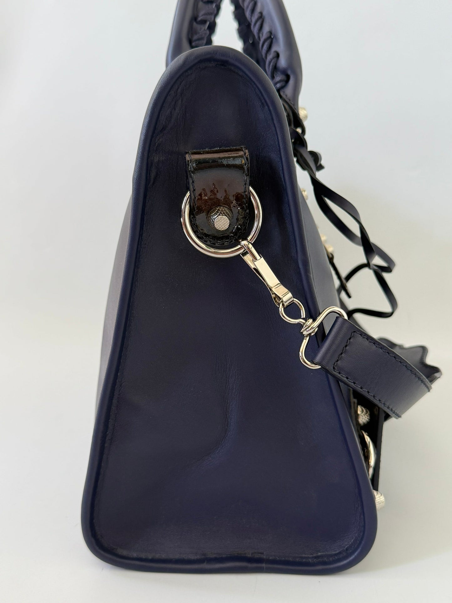 2000’s Balenciaga Purple Motorcycle City Bag