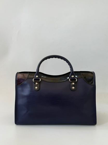 2000’s Balenciaga Purple Motorcycle City Bag