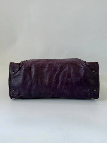 2000’s Rare Balenciaga Purple XL Classic RH Bag