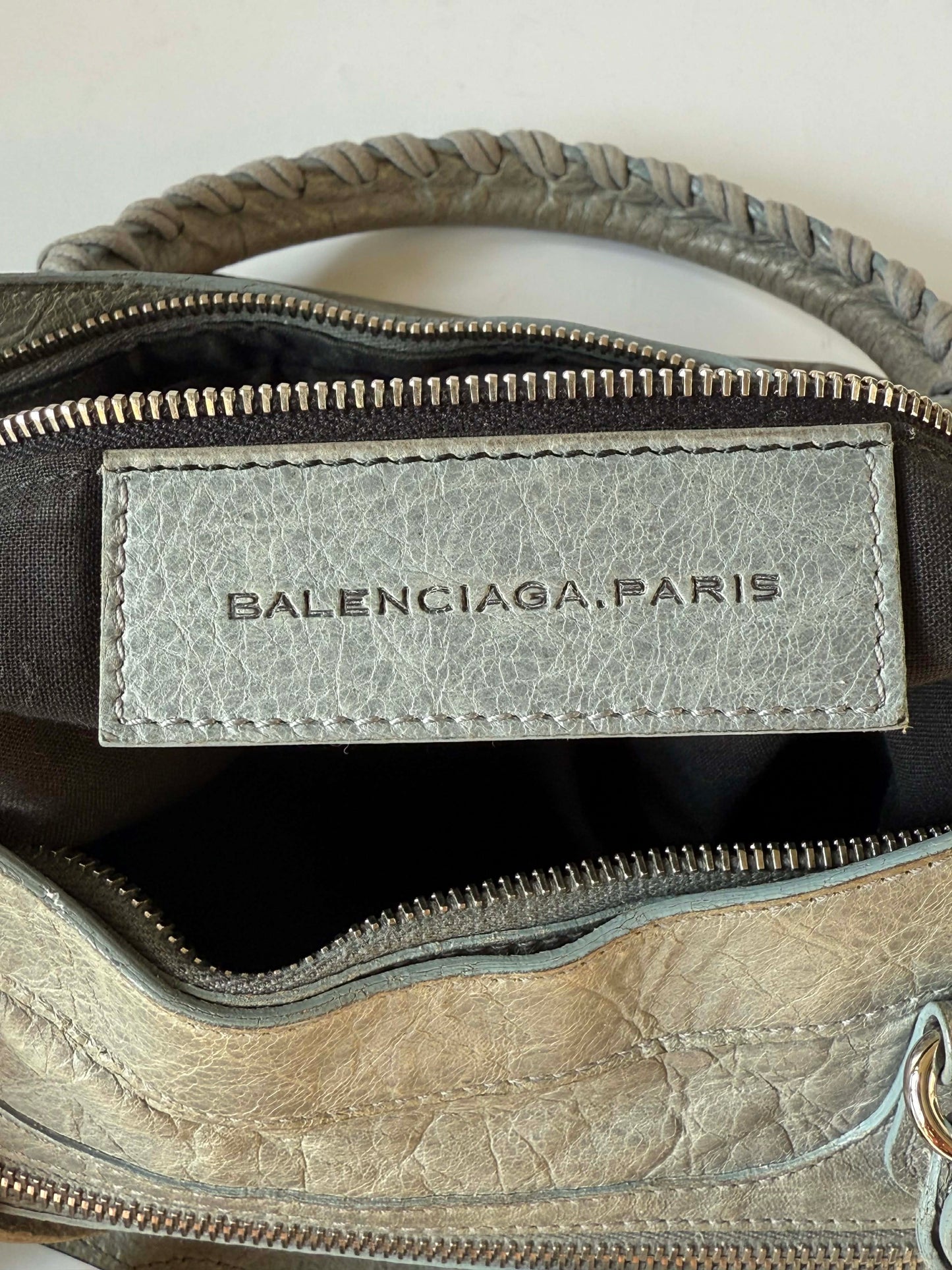 2000’s Balenciaga Gray Giant 12 Silver Classic First Bag