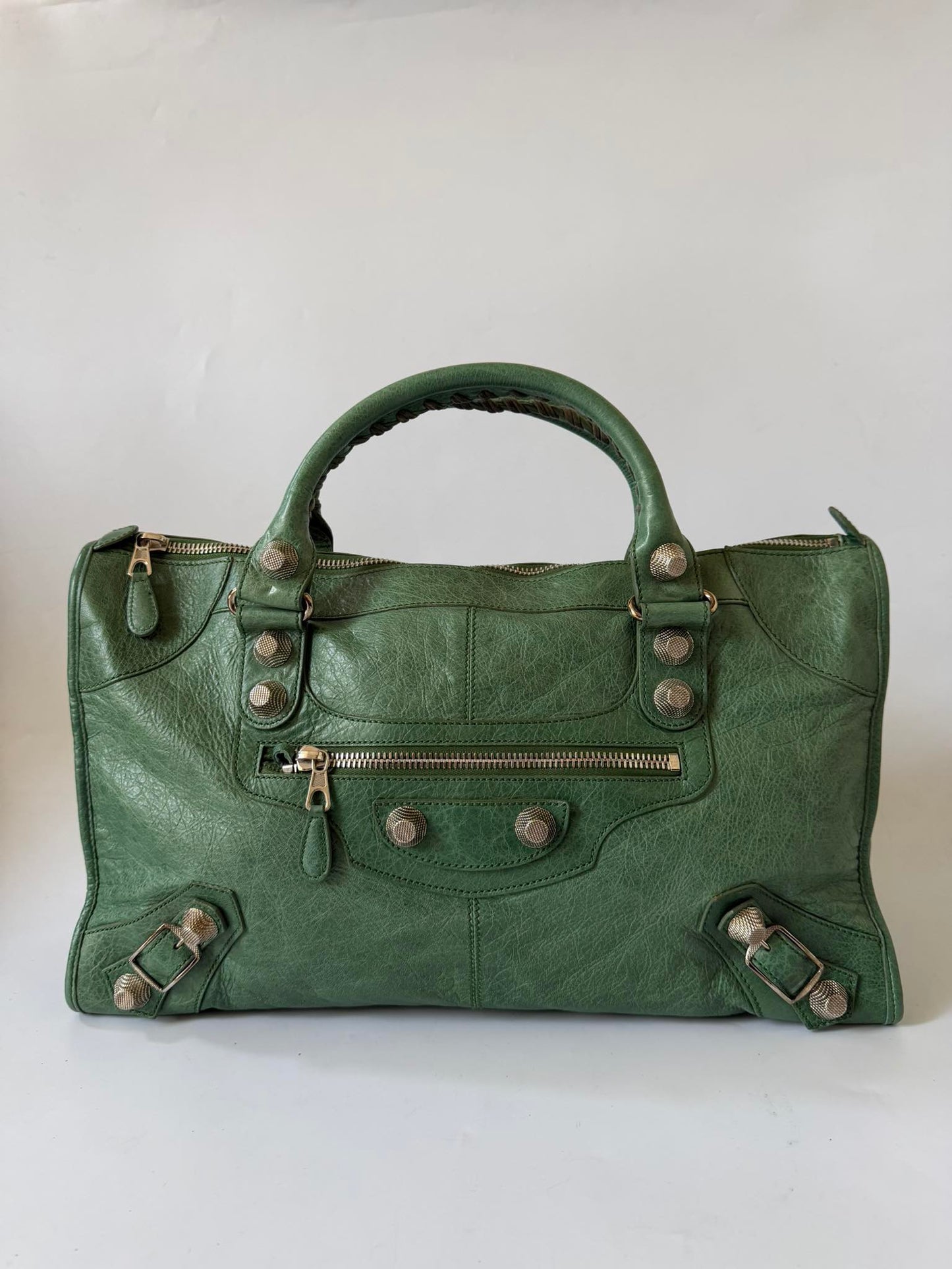2000’s Balenciaga Vert Gazon Giant 21 Silver City