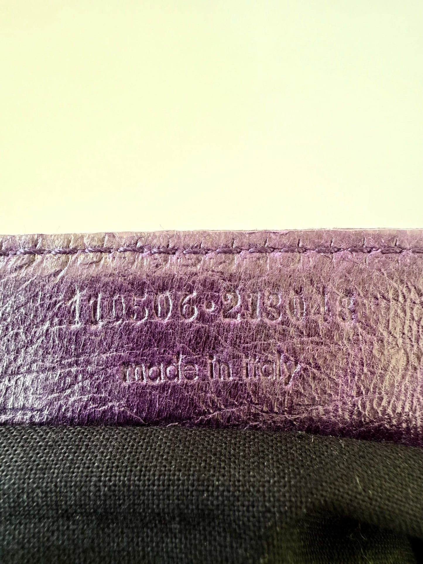 2000’s Rare Balenciaga Purple XL Classic RH Bag