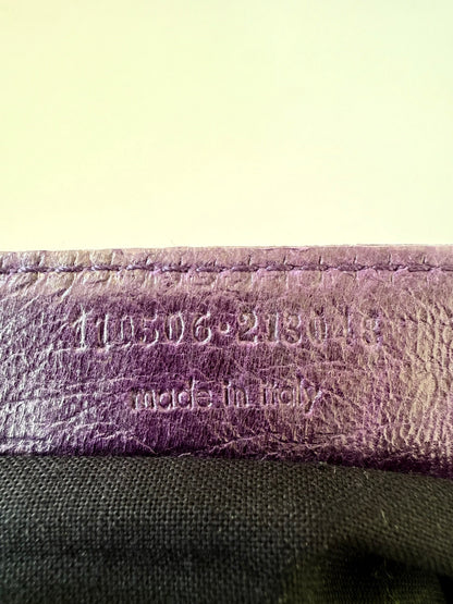 2000’s Rare Balenciaga Purple XL Classic RH Bag