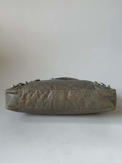 2000’s Balenciaga Gray Giant 12 Silver Classic First Bag