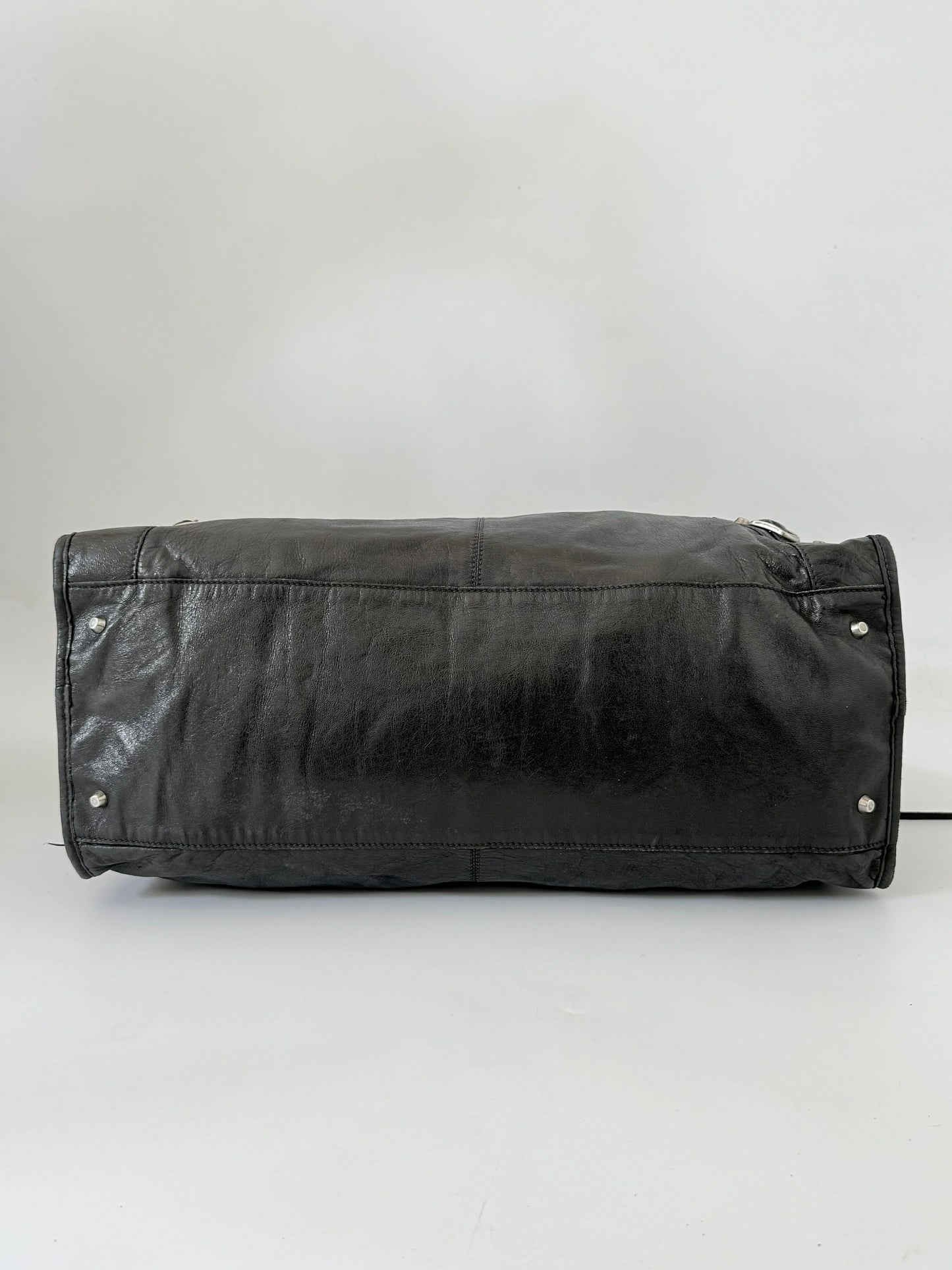 2000’s Rare Balenciaga Black XL Weekender Bag