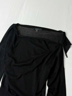 2000’s Gucci by Tom Ford Shoulder Drop Mesh Long-Sleeve