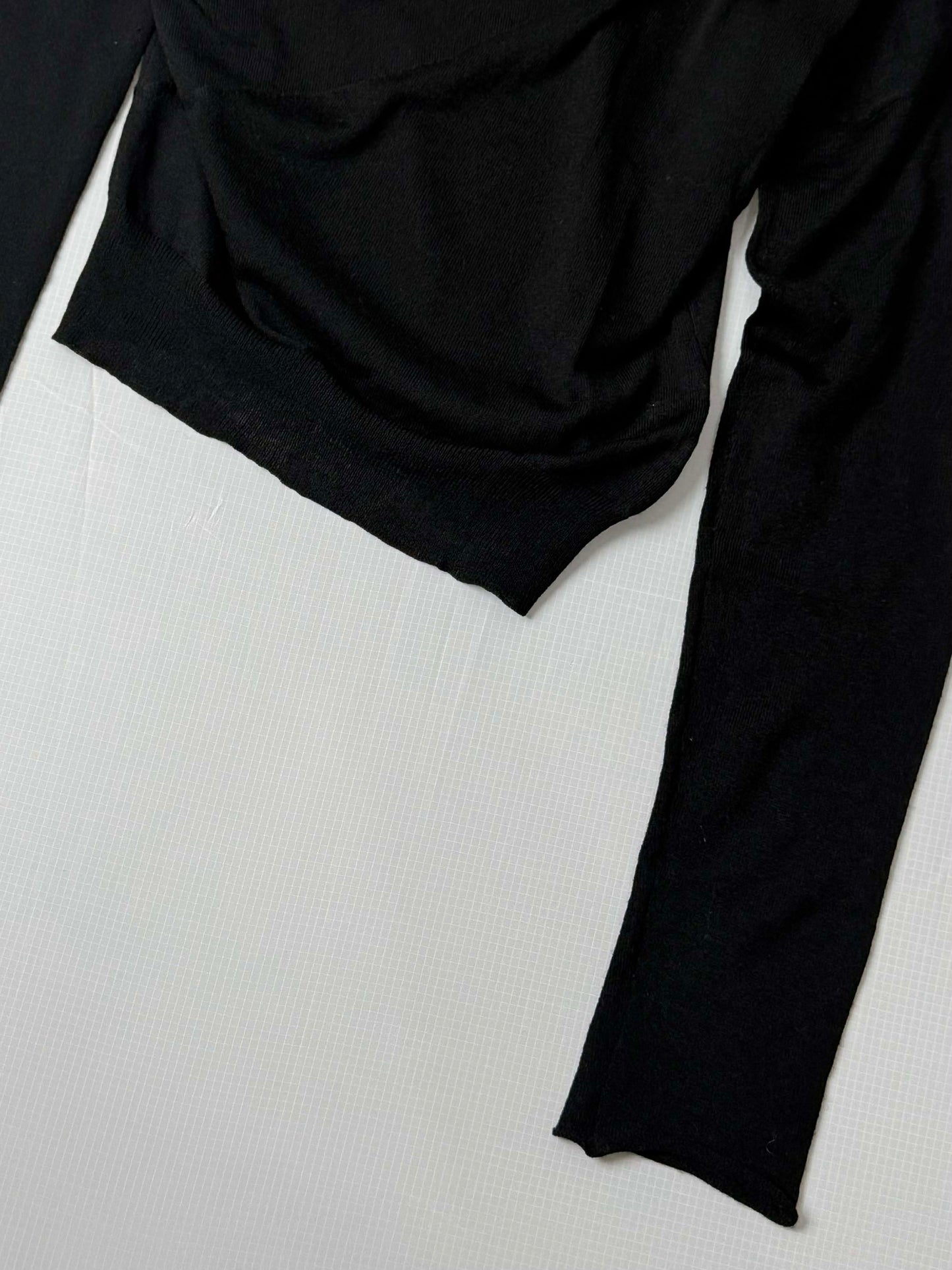 2000’s Gucci by Tom Ford Shoulder Drop Mesh Long-Sleeve