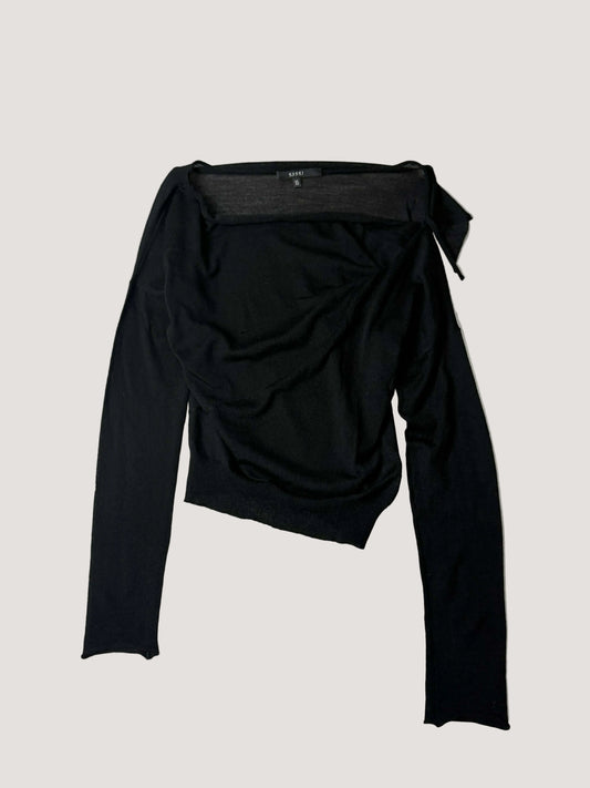 2000’s Gucci by Tom Ford Shoulder Drop Mesh Long-Sleeve