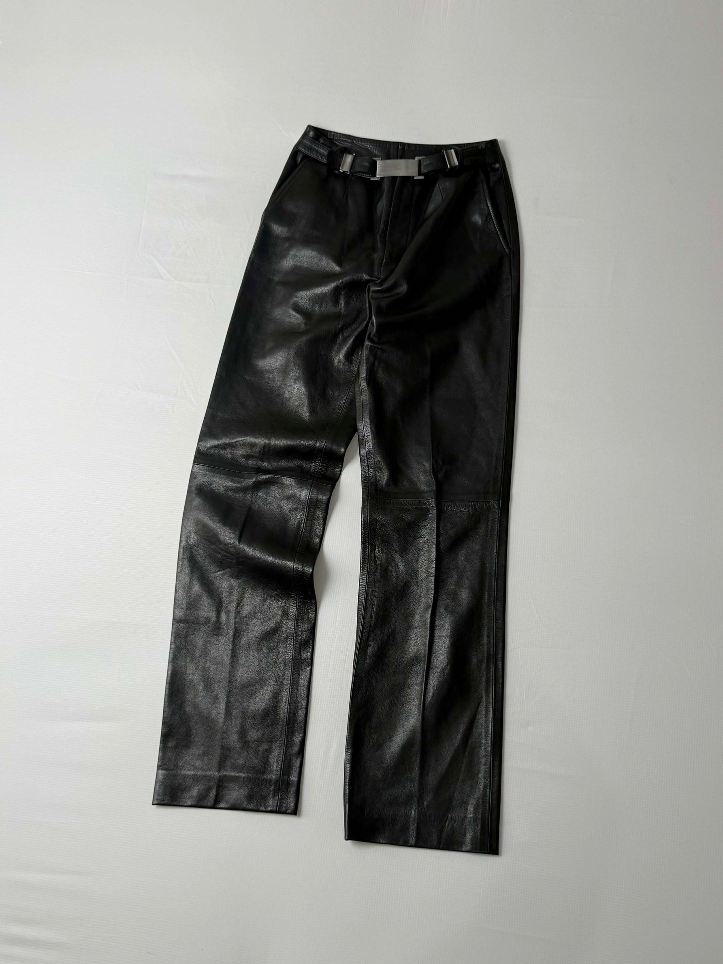 1997-1998 Gucci by Tom Ford Black Leather Tube & Pants Set