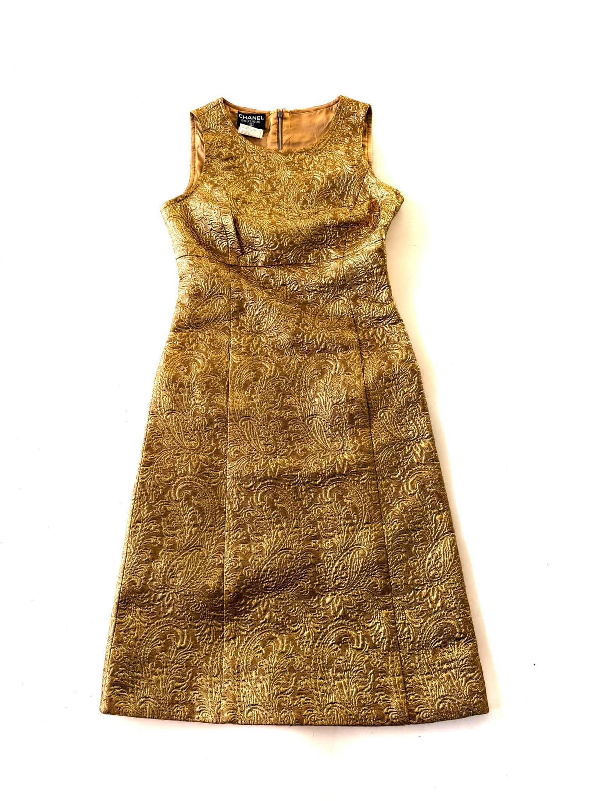Chanel Boutique F/W1996 Gold Brocade "Mughal" Set