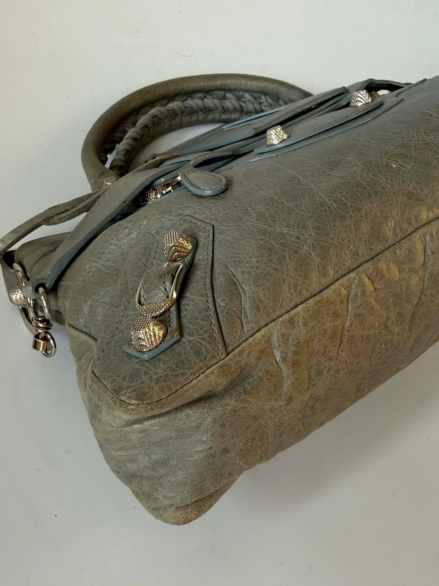 2000’s Balenciaga Gray Giant 12 Silver Classic First Bag