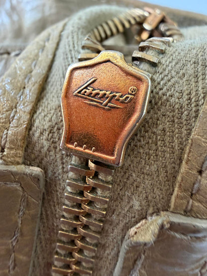 2000’s Balenciaga Beige Giant 12 Gold Motorcross City Bag