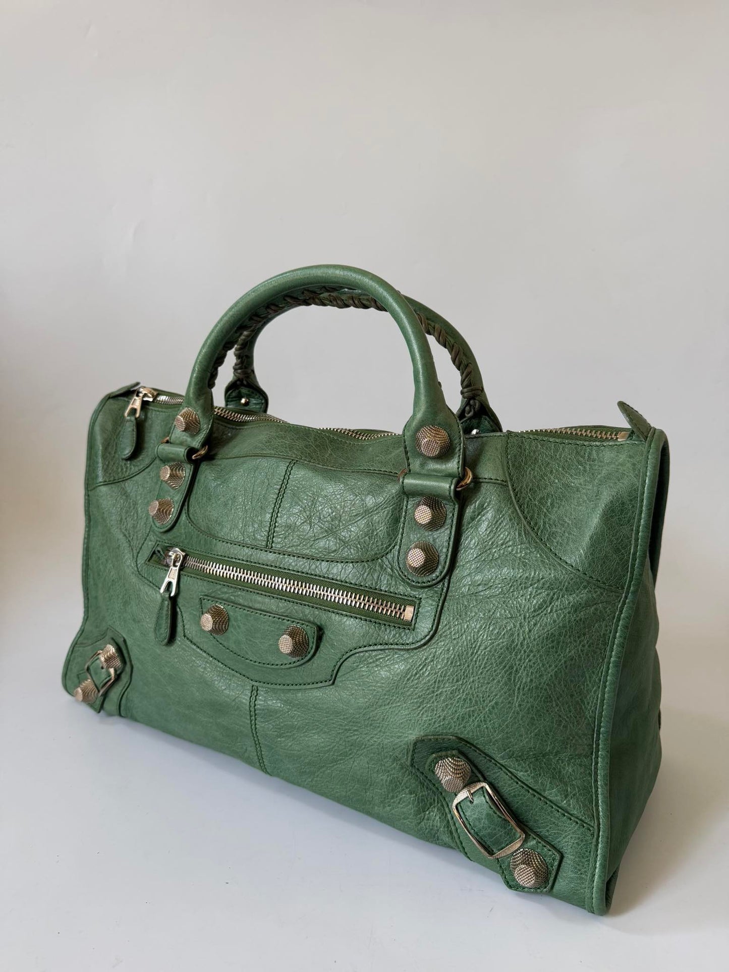 2000’s Balenciaga Vert Gazon Giant 21 Silver City