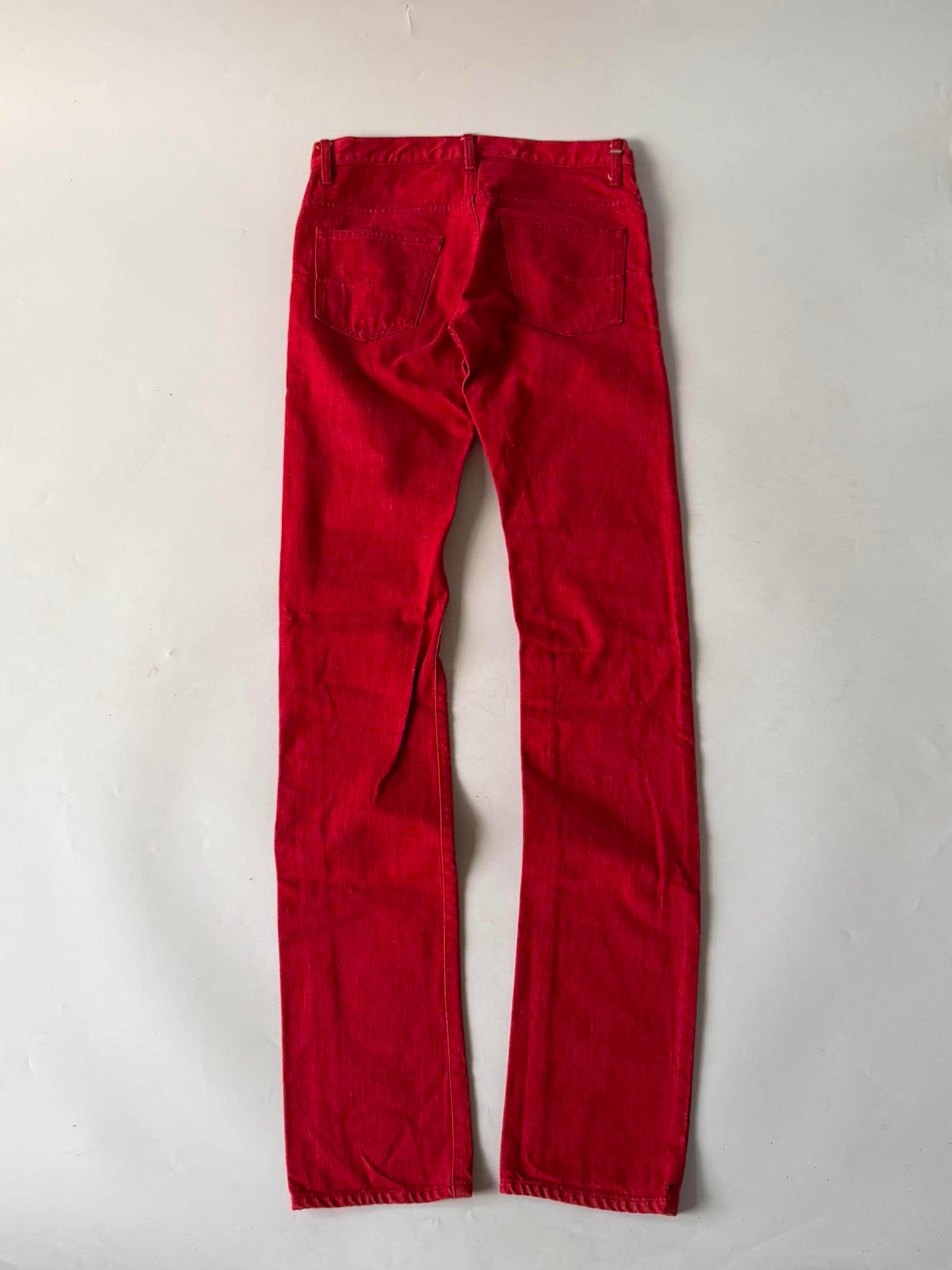 Dior Homme by Hedi Slimane 2005 Red Jeans