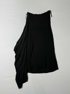 2001 Gucci TomFord Strapless Draped Ruched Wiggle Mini Dress
