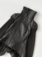 Rick Owens Black Naska Leather Jacket