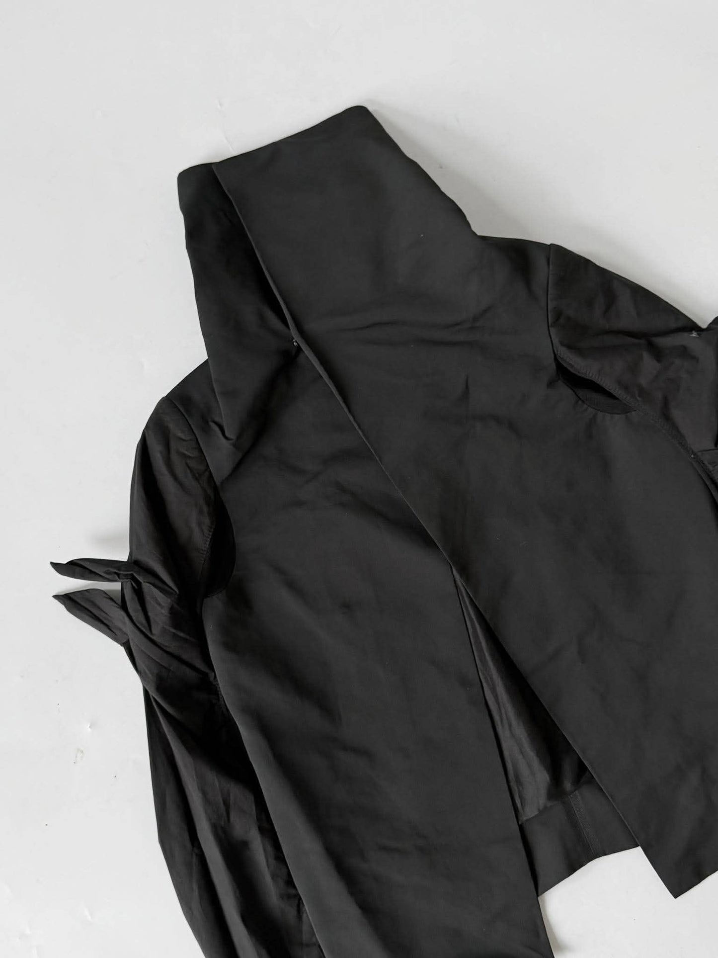 Rick Owens Temple Cropped Asymmetric Jacket