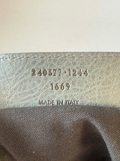 2000’s Balenciaga Gray Giant 12 Silver Classic First Bag