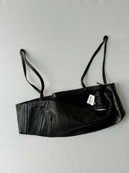 1997-1998 Gucci by Tom Ford Black Leather Tube & Pants Set