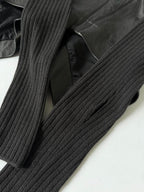Rick Owens Black Naska Leather Jacket