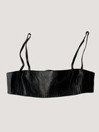 Gucci by Tom Ford S/S 1998 Black Tube Bralette Crop Top