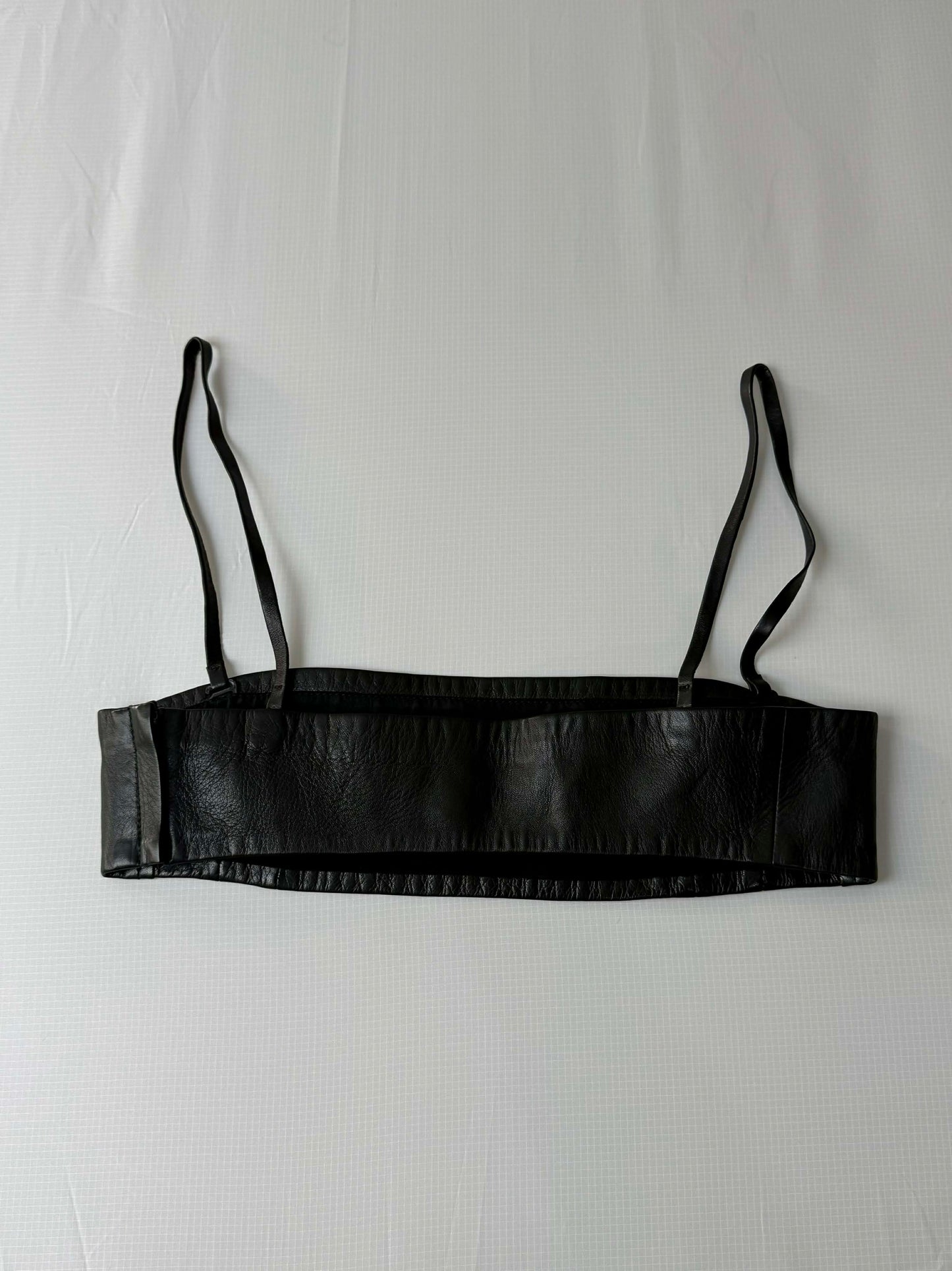 Gucci by Tom Ford S/S 1998 Black Tube Bralette Crop Top