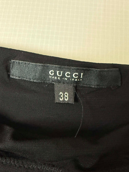 2001 Gucci TomFord Strapless Draped Ruched Wiggle Mini Dress
