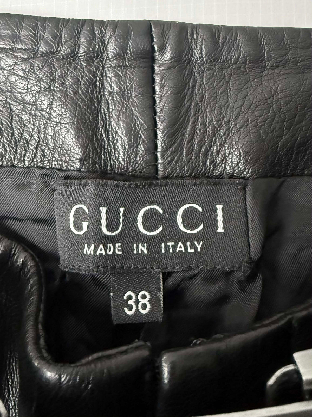 1997-1998 Gucci by Tom Ford Black Leather Tube & Pants Set