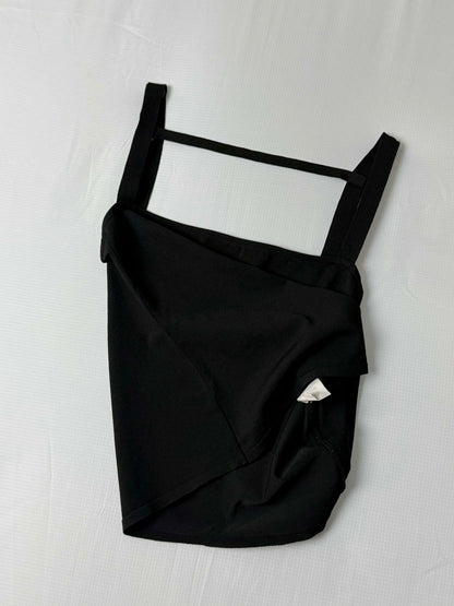 S/S 1998 Gucci by Tom Ford Black Bodycon Stretch Strap Top