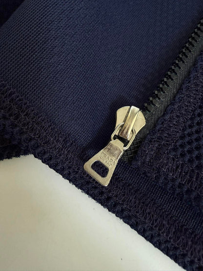 Prada Navy Blue Zip Jacket