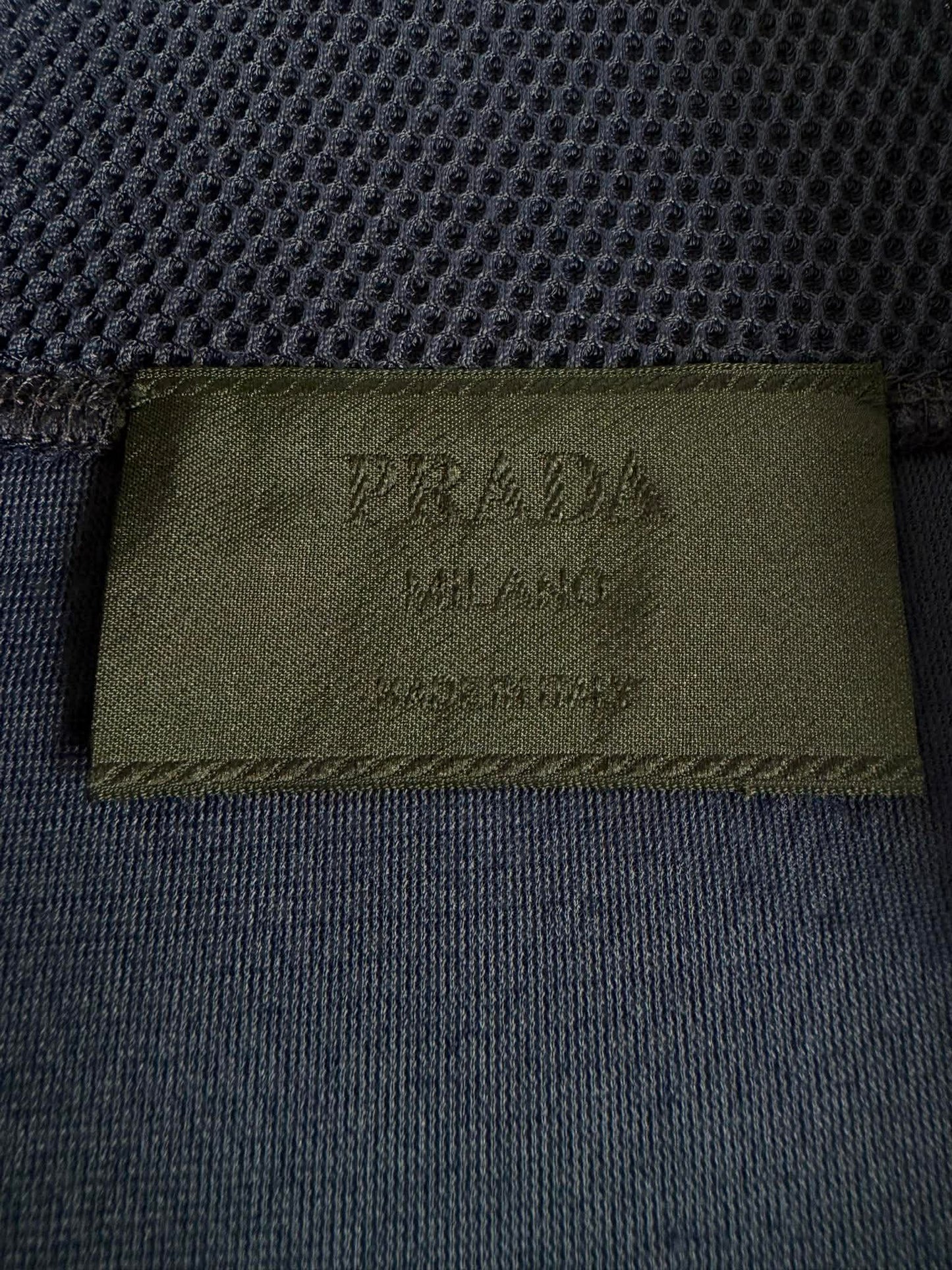 Prada Navy Blue Zip Jacket