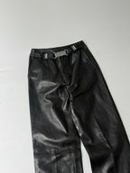 1997-1998 Gucci by Tom Ford Black Leather Tube & Pants Set