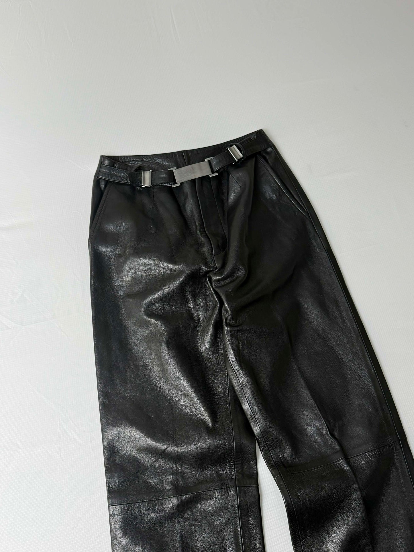 1997-1998 Gucci by Tom Ford Black Leather Tube & Pants Set