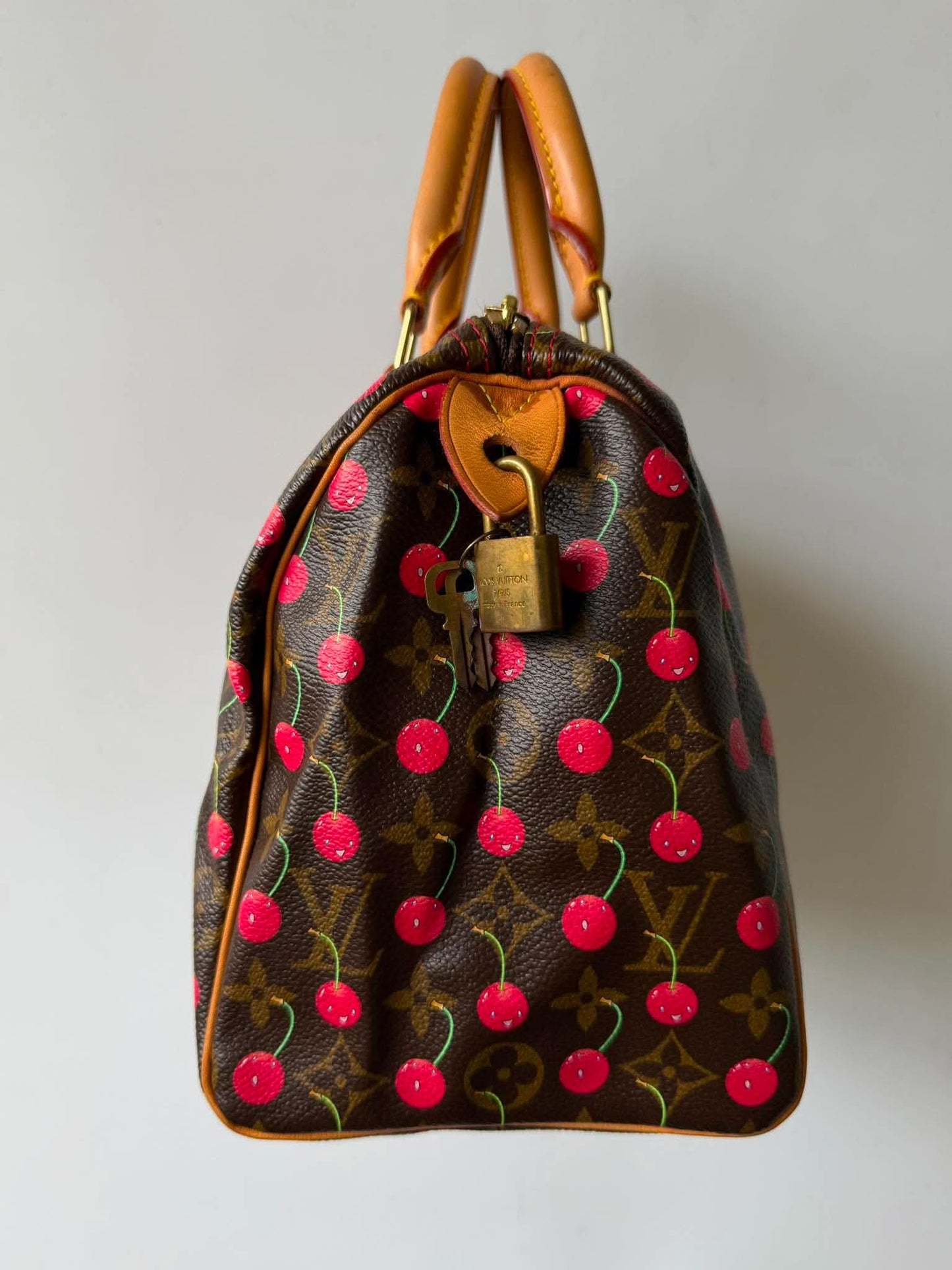 Louis Vuitton x Murakami Monogram Cerises Speedy 25 bag