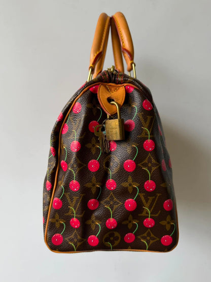 Louis Vuitton x Murakami Monogram Cerises Speedy 25 bag
