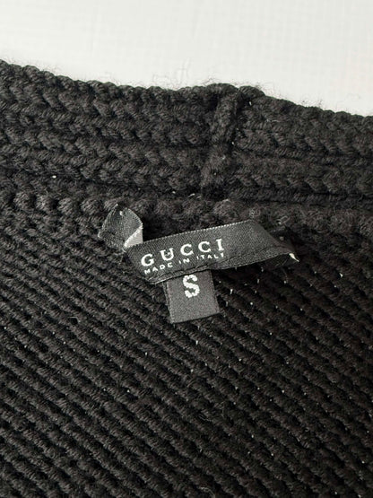 F/W 1997 Gucci by Tom Ford Wool V-Neck Ribbed Sweater