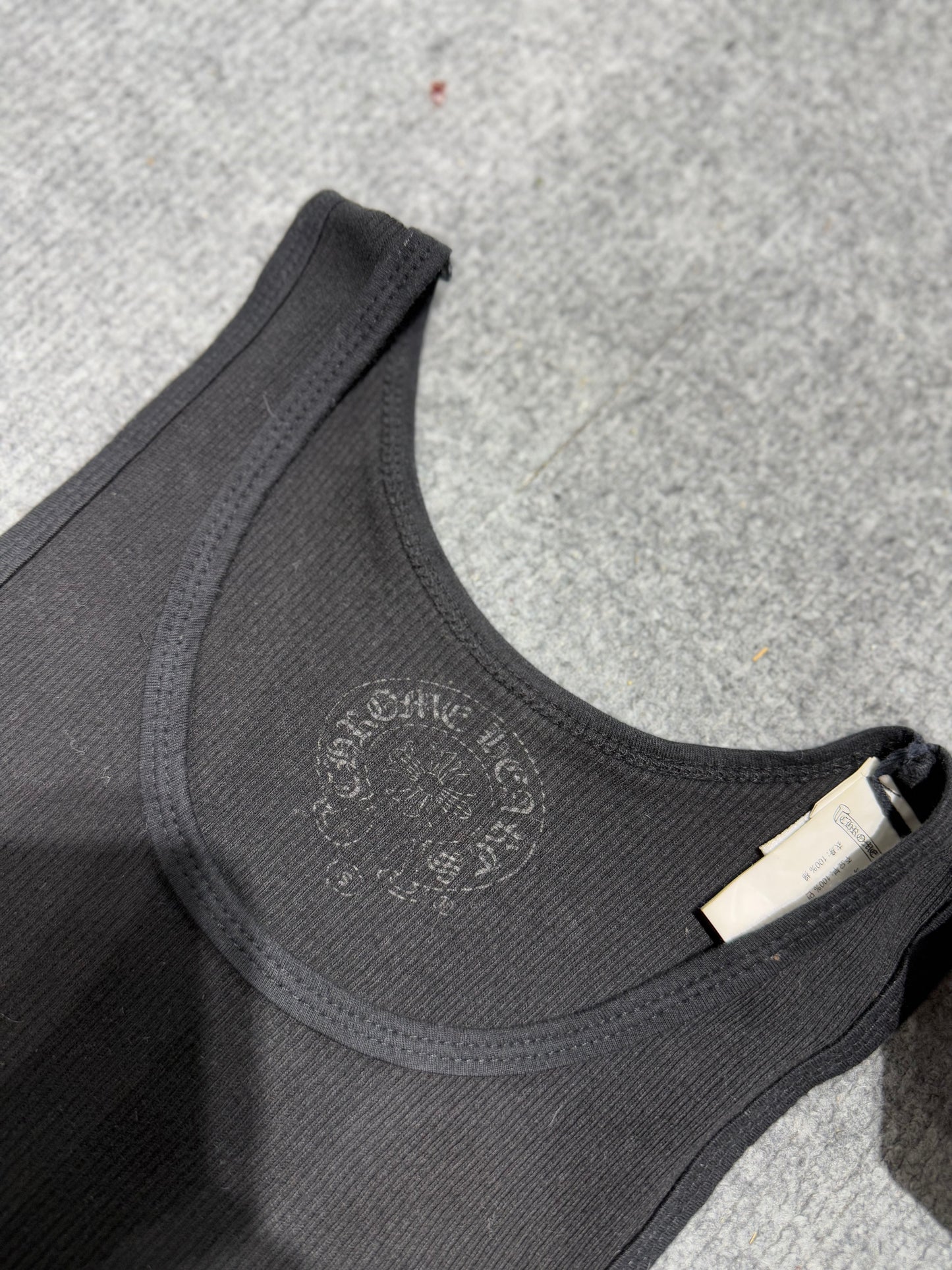 Chrome Hearts Hong Kong Horseshoe Tank Top