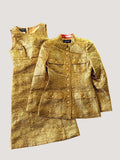 Chanel Boutique F/W1996 Gold Brocade "Mughal" Set