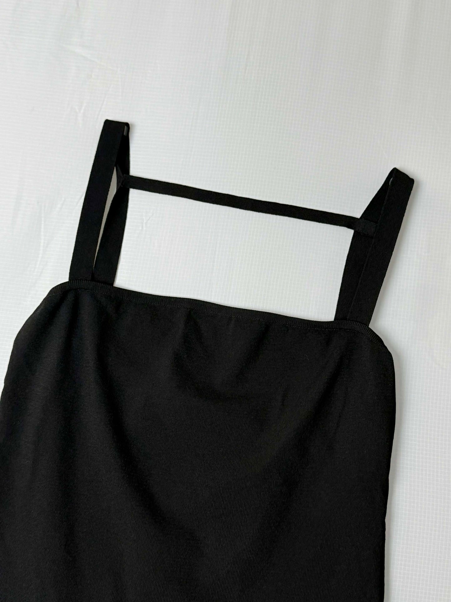 S/S 1998 Gucci by Tom Ford Black Bodycon Stretch Strap Top