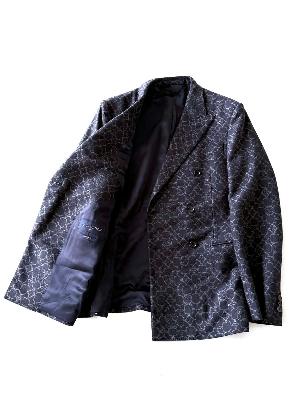 Louis Vuitton Pre-Fall 2021 by Virgil Abloh Blue Monogram Suit