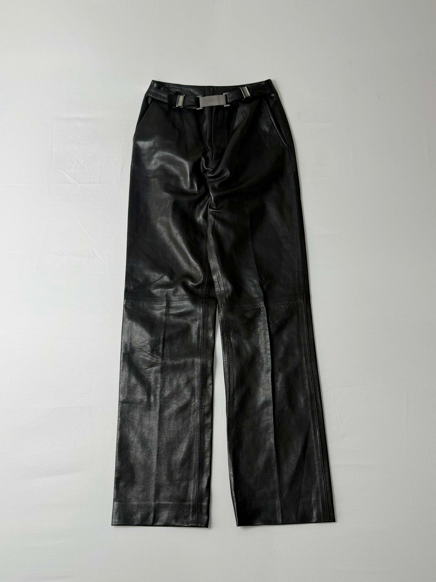 1997-1998 Gucci by Tom Ford Black Leather Tube & Pants Set