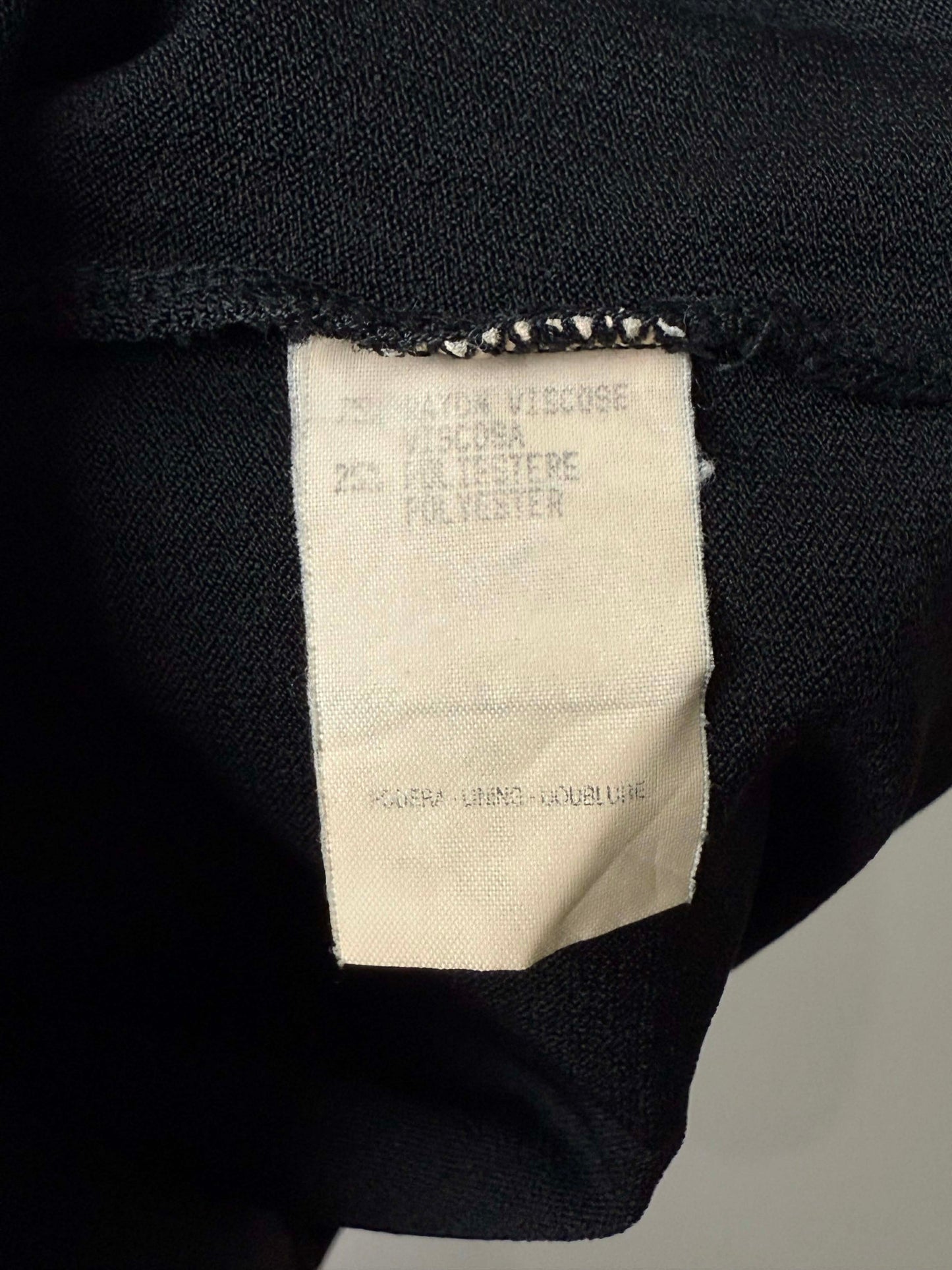 S/S 1998 Gucci by Tom Ford Black Bodycon Stretch Strap Top