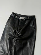 1997-1998 Gucci by Tom Ford Black Leather Tube & Pants Set
