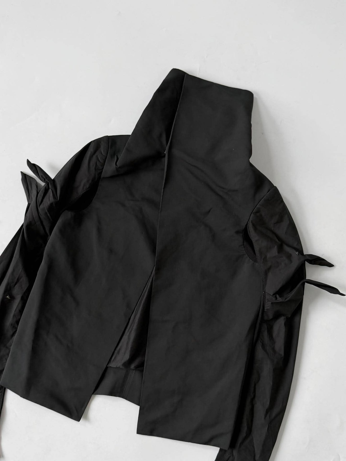 Rick Owens Temple Cropped Asymmetric Jacket