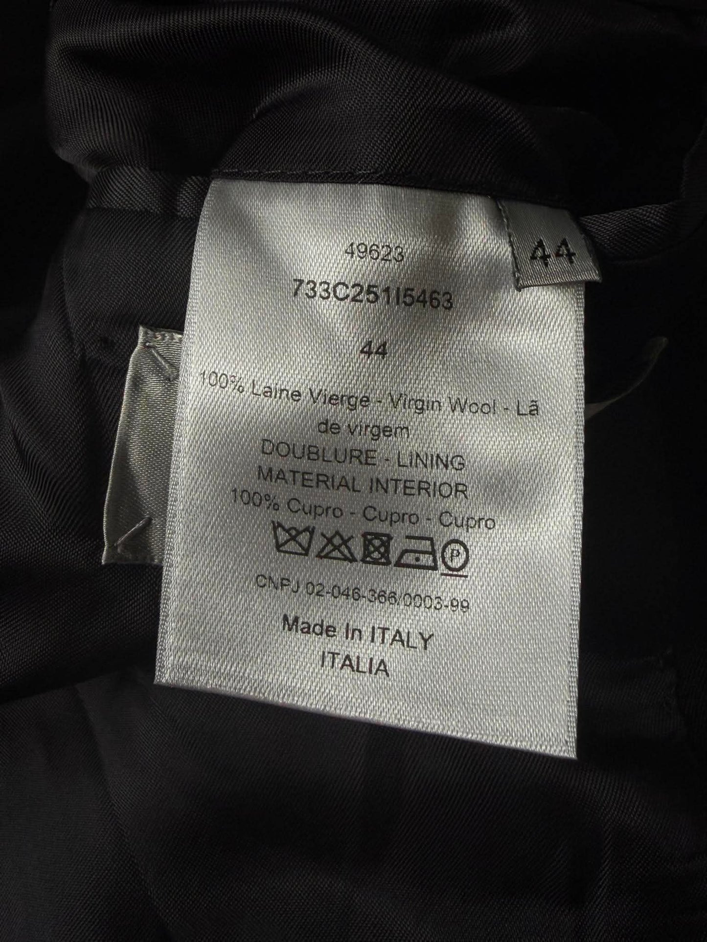 Dior Homme 18AW Atelier Blazer